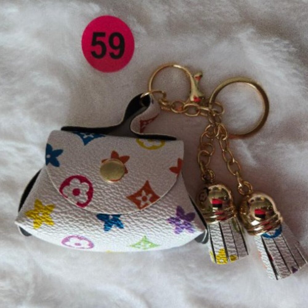 Mini Wallet Purse Bag Charm/Keychain SILVER or BLACK⭐️NWT - Picture 11 of 15
